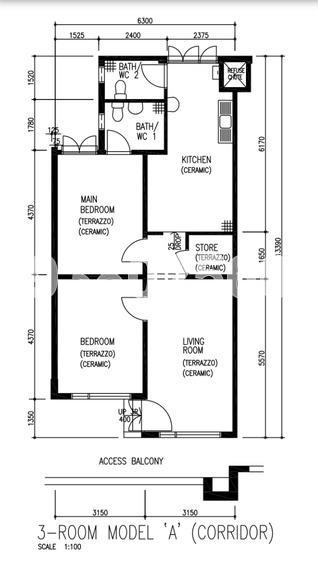 Blk 825 Yishun Street 81 (Yishun), HDB 3 Rooms #159946962